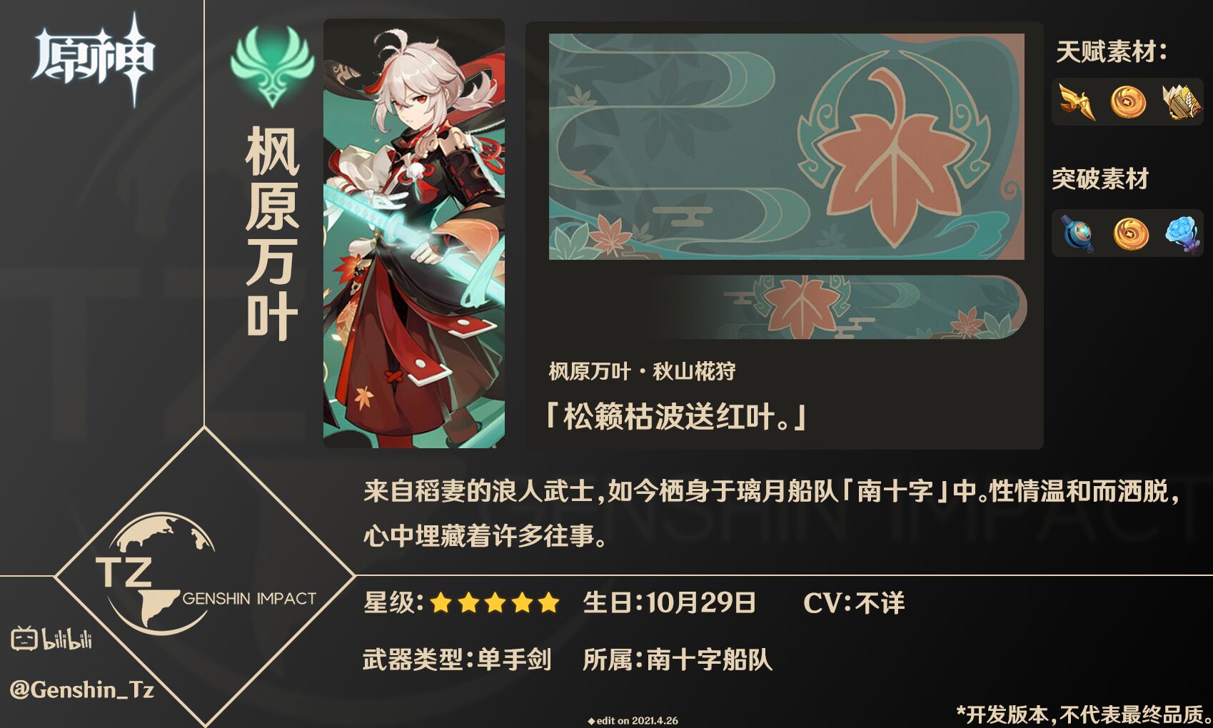 《千年盛世》官方元气表的简单介绍
